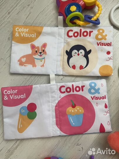 Детские игрушки для ребенка до 1 года (пакетом)