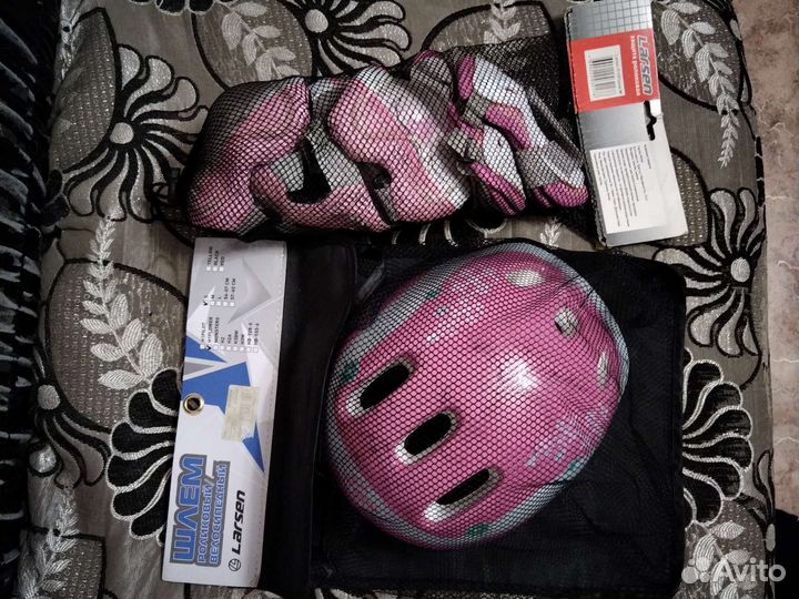 Шлем детский и наколенники