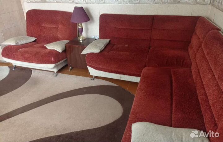 Диван, кресло, пуфик