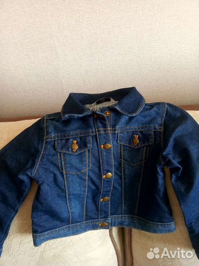 Курточка джинсовая на девочку