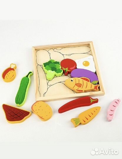 Пазл деревянный для малышей новый