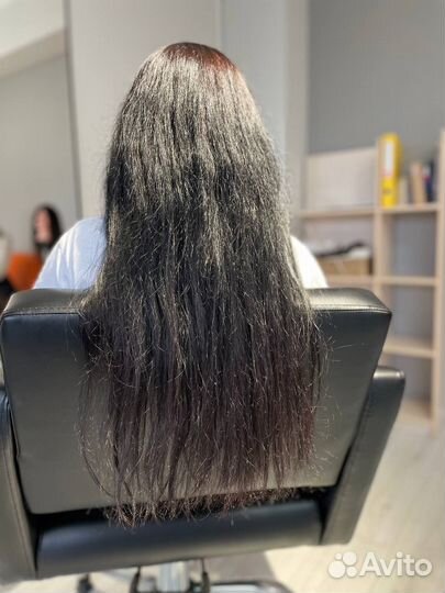 Кератиновое выпрямление волос модель