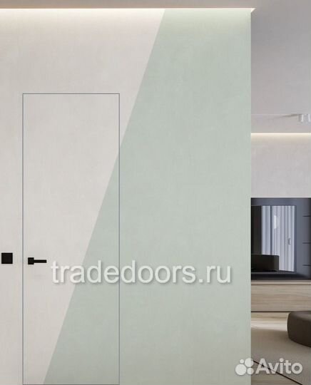 Скрытые межкомнатные двери invisible