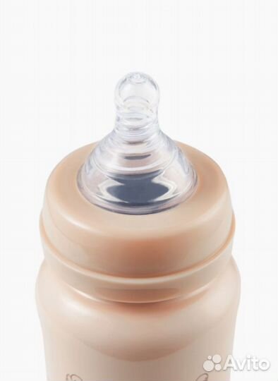 Термобутылочка с силиконовой соской Happy Baby