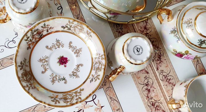 Чайный сервиз Чехия Роза