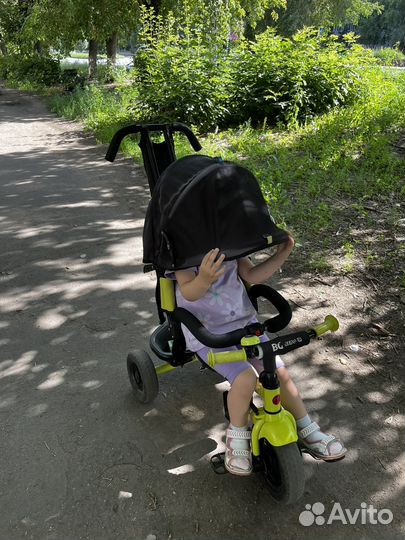 Велосипед с родительской ручкой