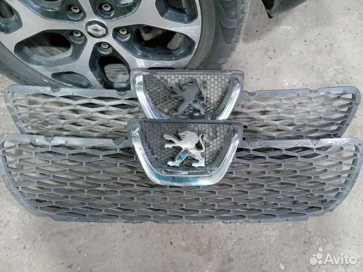 Peugeot boxer Решетка Радиатора, хром, лев