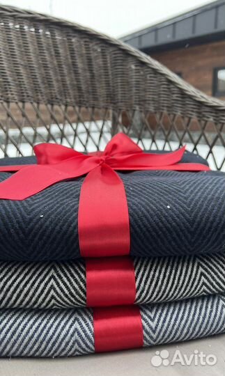 Плед кашемир из Кашмира, Индия Новые 292/146 см