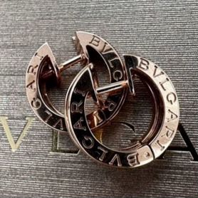 Золотые серьги Bvlgari