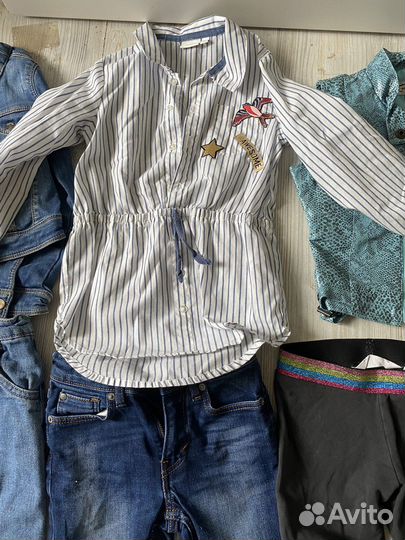 Вещи пакетом на девочку 104-110