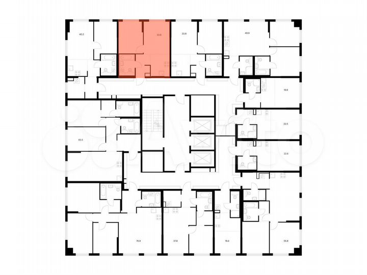 1-к. квартира, 33,6 м², 12/24 эт.