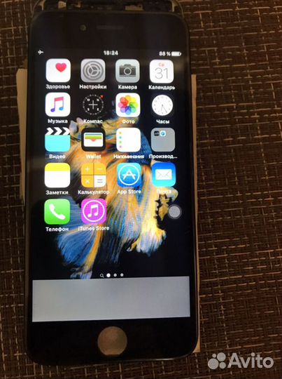 Дисплей iPhone 6s в сборе черный/белый