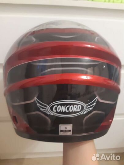 Шлем для мотоцикла скутера пит байка конкорт