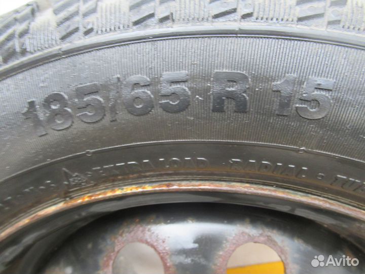 Колеса от KIA RIO 185/65/15 Continental ICE (шипы)
