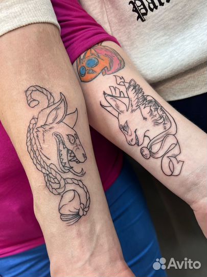 Модель на тату