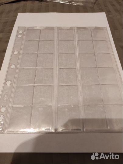 Файлы для монет 19х22 см