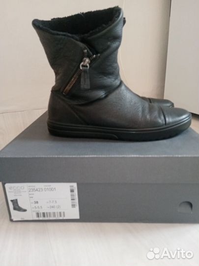 Сапоги женские зимние ecco 38