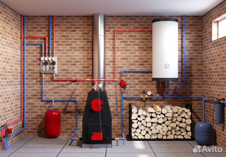 Твердотопливный котёл 65 квт