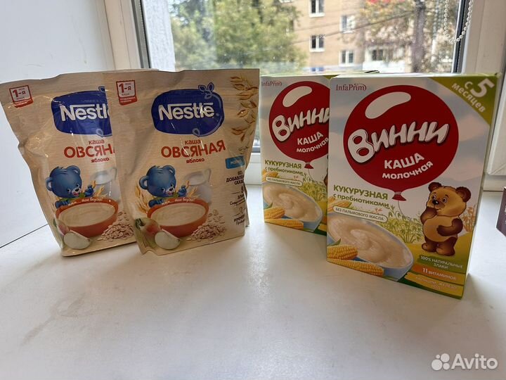 Каши детские молочные