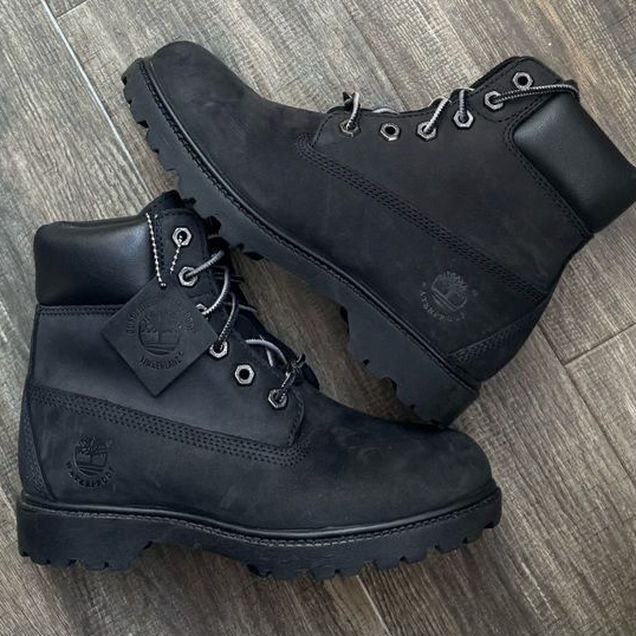 Ботинки Timberland 6 inch premium черные 41/45