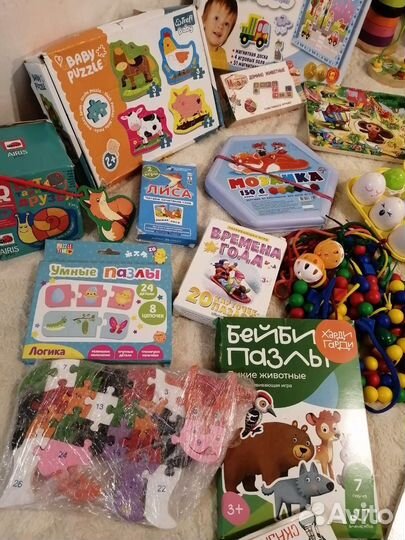 Игрушки по программе Монтессори