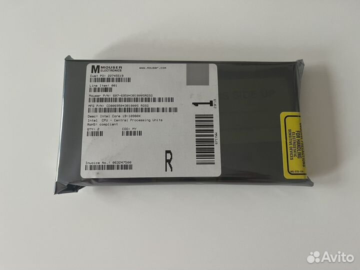 Intel Core i9-10980X CD8069504381800S rgsg