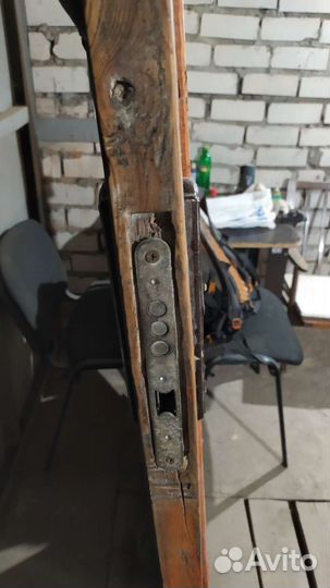 Дверь входная из массива дуба б/у