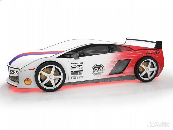 Кровать машина