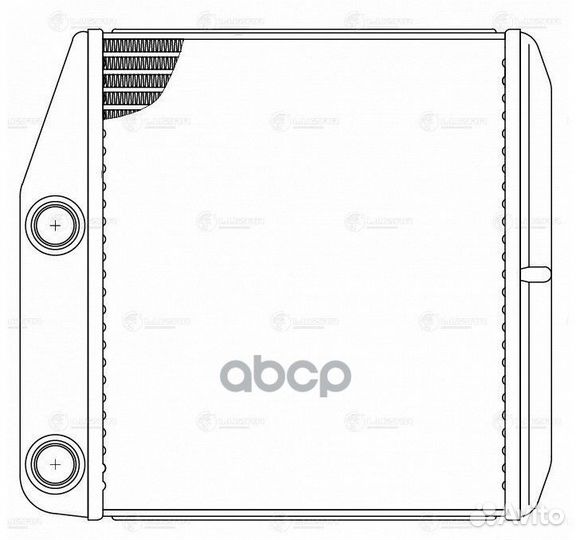 Радиатор отопления Corsa D LRH2112 luzar