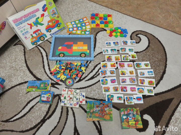 Bunchems, магнитная мозаика, кубики, игры