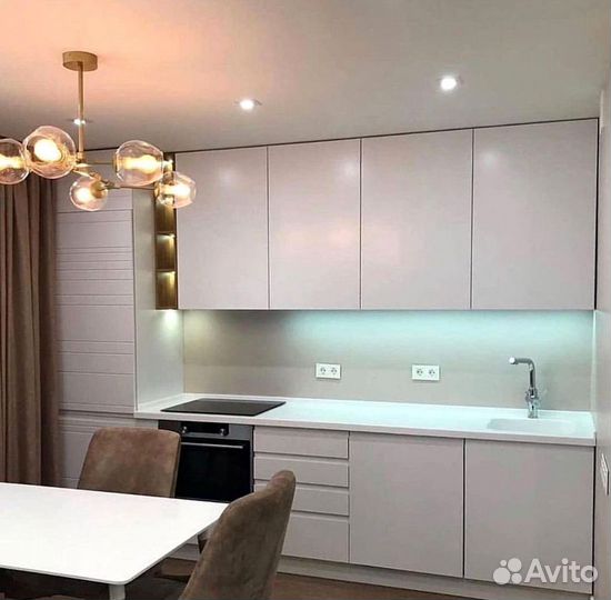 Угловая кухня с мдф фасадами