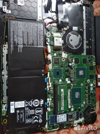 Игровой ноутбукI5-7300h/6ram/1050-2gb/ssd120+1tb