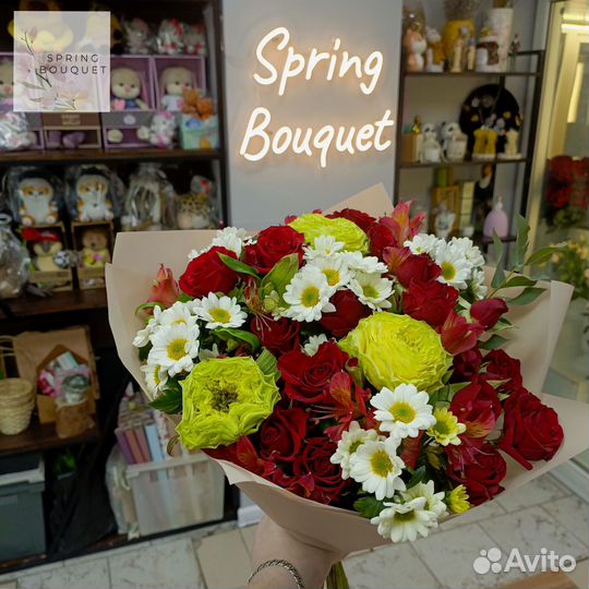 Букет пионовидные розы с доставкой