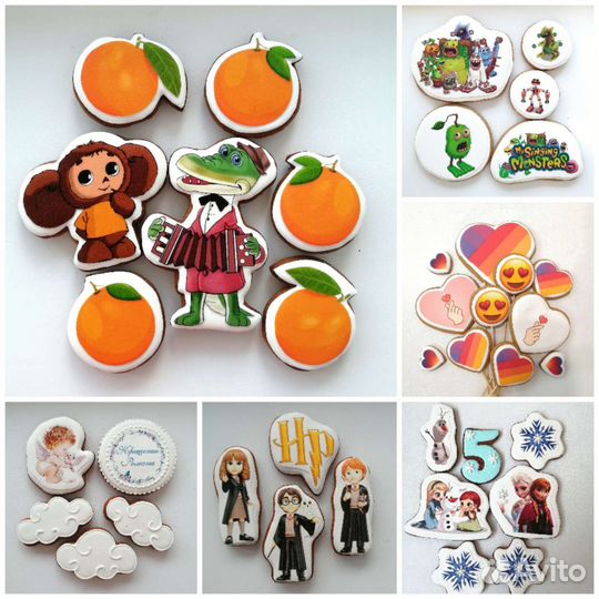 Имбирные пряники / топперы / имбирные печенья