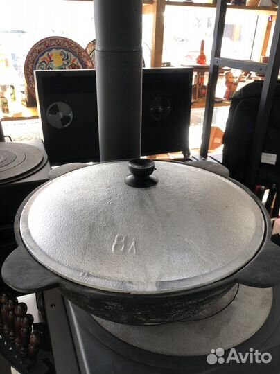 Чугунный узбекский казан 8 литров