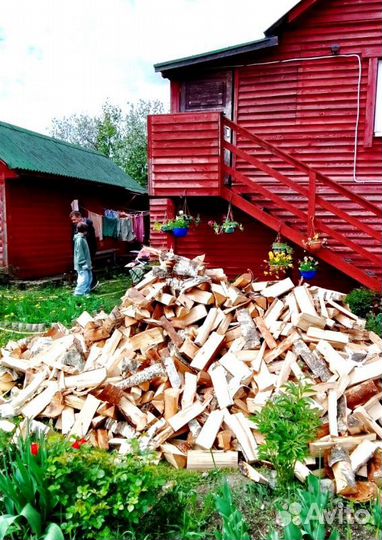 Дрова с доставкой в укладку любого объема