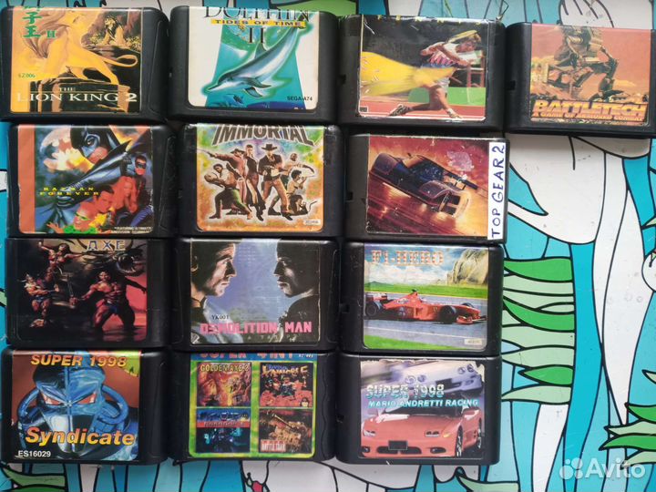 Sega игровые картриджи