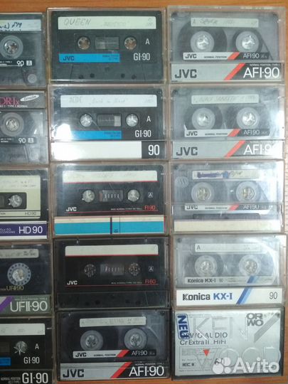 Аудиокассеты хром, металл