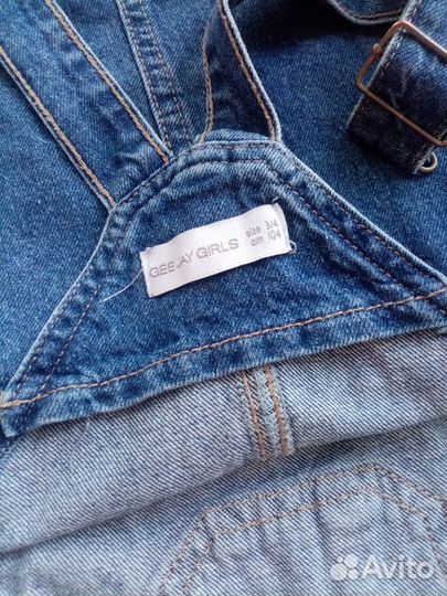 Джинсовый сарафан для девочки