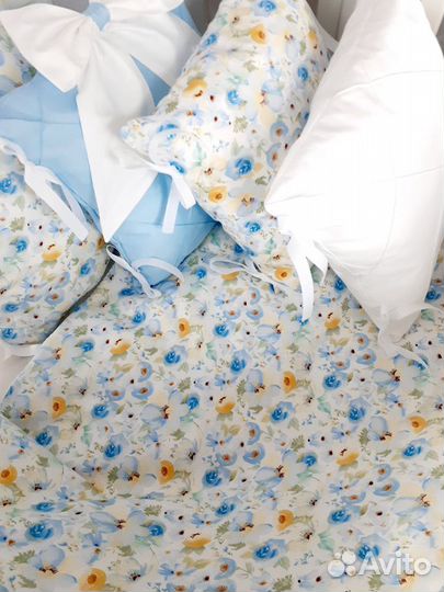 Бортики в детскую кроватку новые