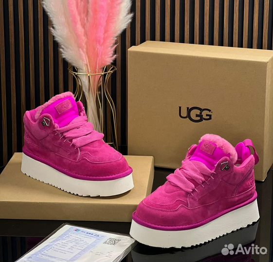 Кроссовки UGG Lowmel с мехом Угги