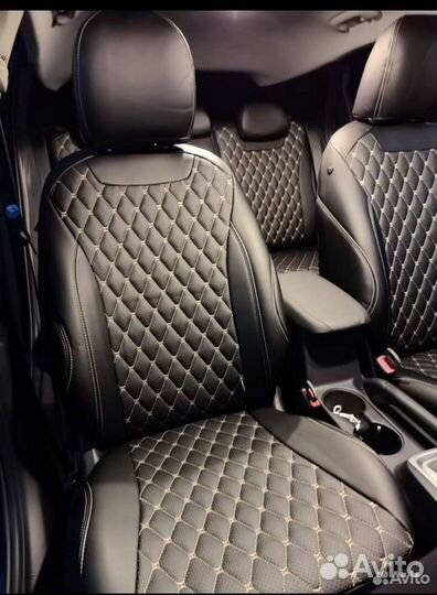 Чехлы на сиденья экокожа премиум