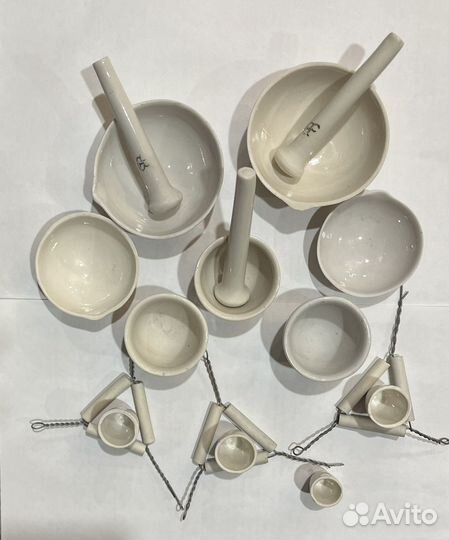 Фарфоровая лабораторная посуда