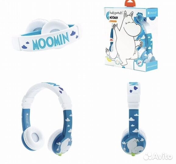 Детские наушники BuddyPhones Moomin