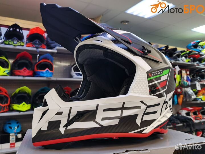 Шлем карбоновый Acerbis steel carbon 22-06 Black/R