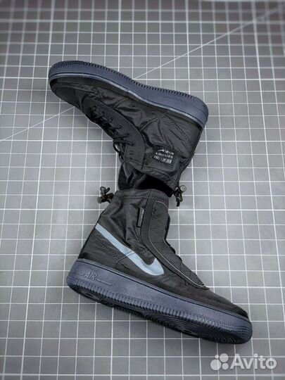 Nike Air Force 1 High Shell Black Grey