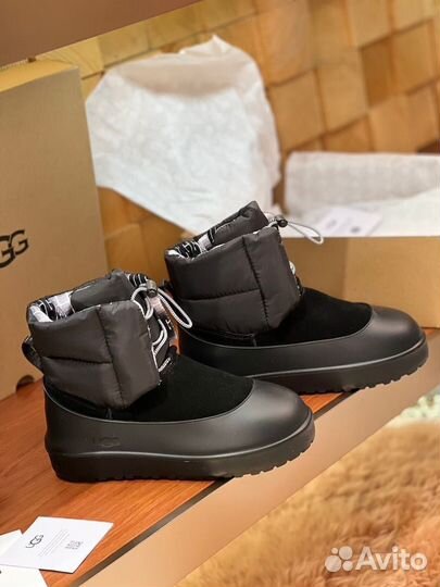 Угги дутики мужские UGG чёрные