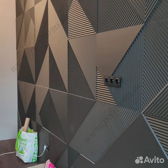 3D гипсовые панели 600 x 600