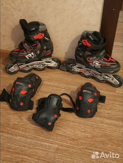 Роликовые коньки детские раздвижные