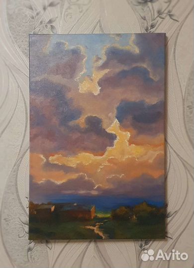 Картина маслом пейзаж 40х60